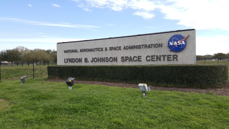 Eingang zum NASA-Gelände, nicht zugänglich für Besucher